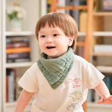 Load image into Gallery viewer, Muslin Bandana Bibs Pack of 2