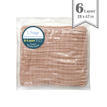 Load image into Gallery viewer, 6-Layer Medium Muslin Bath Towel