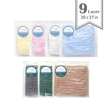 Load image into Gallery viewer, 9-Layer Small Muslin Bath Towel