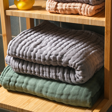 Load image into Gallery viewer, 9-Layer Medium Muslin Bath Towel