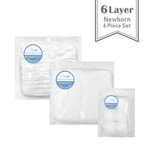 Load image into Gallery viewer, 6 Layer Cotton Muslin Newborn Set (6-Piece)