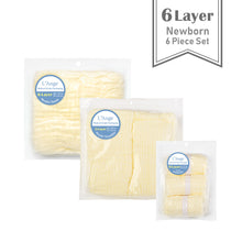 Load image into Gallery viewer, 6 Layer Cotton Muslin Newborn Set (6-Piece)