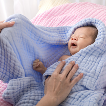 Load image into Gallery viewer, 9-Layer Small Muslin Bath Towel